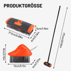 Joint Brush Set 3-In-1 Heads Steel Bristles & Telescopic Handle