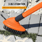 Joint Brush Set 3-In-1 Heads Steel Bristles & Telescopic Handle