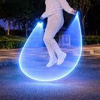 Jump Rope LED Light-Up Adjustable Length Non-Slip Handles