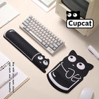 Keyboard Wrist Rest Silicone Ergonomic Tea Cup Design