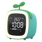 Kids Alarm Clock USB-C Rechargeable Dimmable Night Light