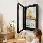 Kids Artwork Frame Front-Opening Tool-Free Wall-Mountable