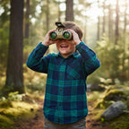 Kids' Binoculars Day & Night Viewing Lightweight Impact-Resistant Design