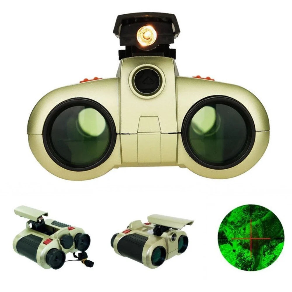 Kids' Binoculars Day & Night Viewing Lightweight Impact-Resistant Design