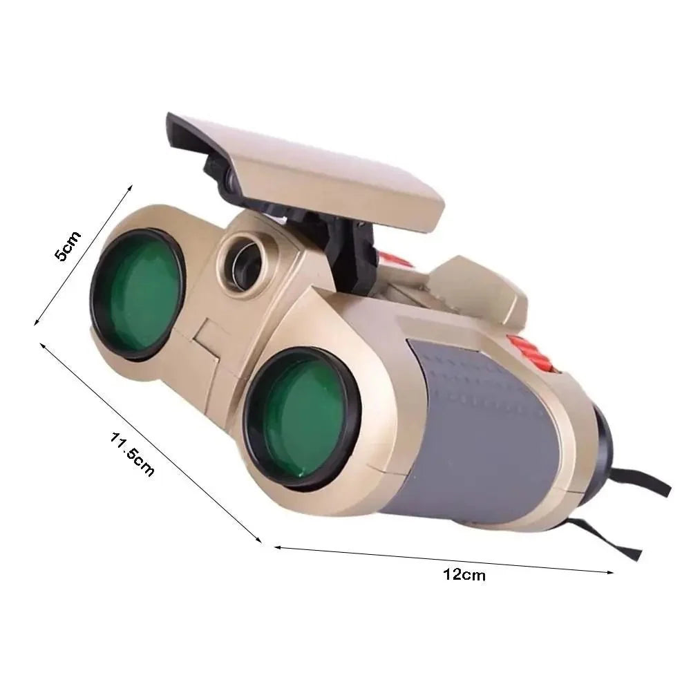 Kids' Binoculars Day & Night Viewing Lightweight Impact-Resistant Design