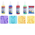 Kids Gel Paint Set Non-Toxic Floating Effect 100ml Bottles