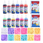 Kids Gel Paint Set Non-Toxic Floating Effect 100ml Bottles