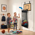 Kids Hanging Organizer Basketball Hoop Foldable Mesh Bag