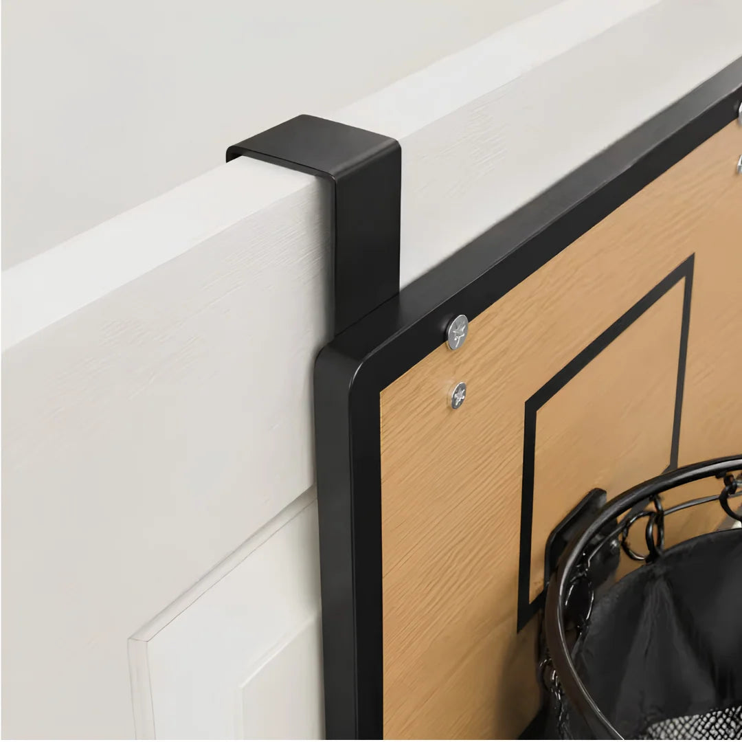 Kids Hanging Organizer Basketball Hoop Foldable Mesh Bag