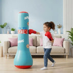 Kids Inflatable Punching Bag Shock-Absorbing & Water-Fillable Base