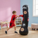Kids Inflatable Punching Bag Shock-Absorbing & Water-Fillable Base