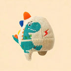 Kids Knit Hat Foldable Ear Flaps Stretchy Fit