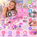 Kids Makeup Kit Easy-Wash With Cosmetic Bag