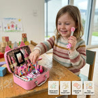 Kids Makeup Kit Easy-Wash With Cosmetic Bag