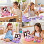 Kids Makeup Kit Easy-Wash With Cosmetic Bag