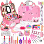 Kids Makeup Kit Easy-Wash With Cosmetic Bag