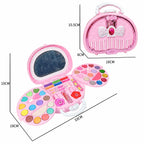 Kids Makeup Set Washable With Nail Polish & Storage Box