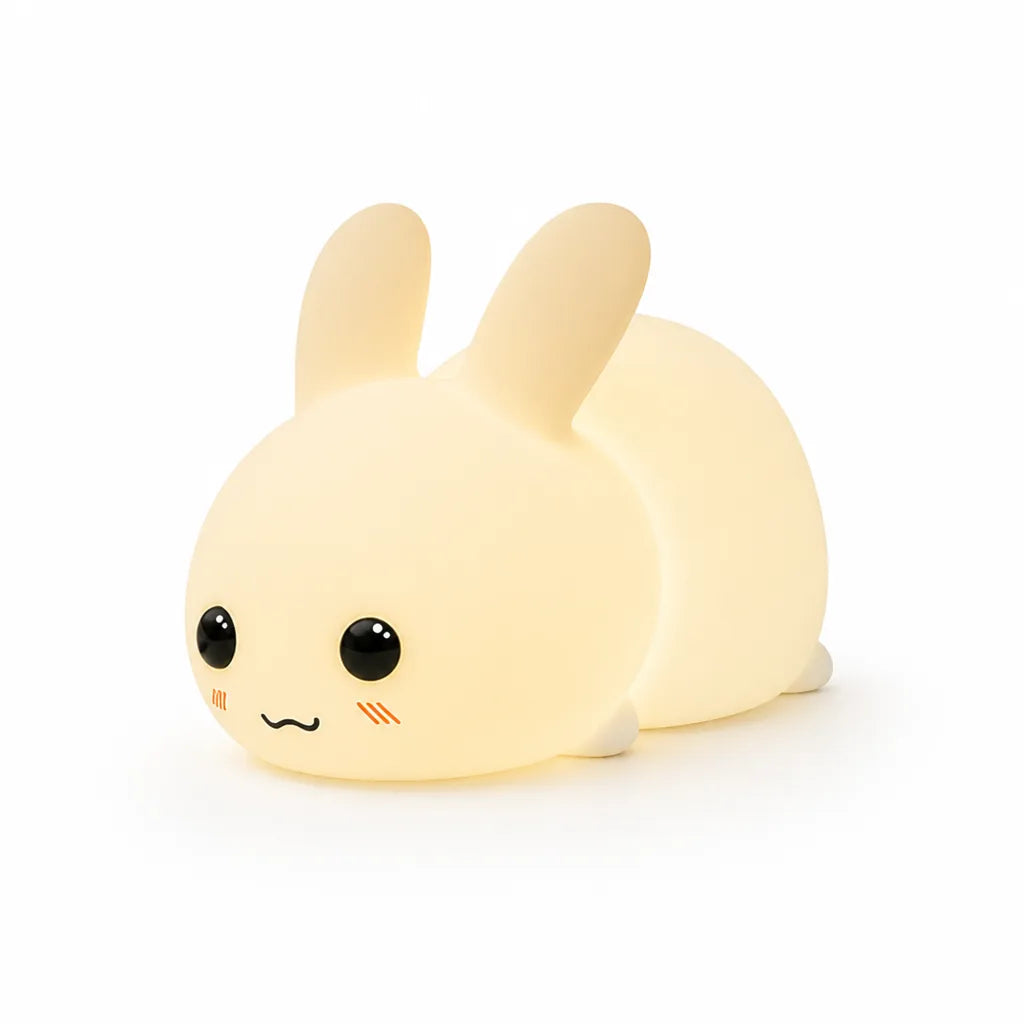 Kids Night Light Bunny Color-Changing Remote & Rechargeable