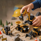 Kids RC Construction Vehicle Precise Remote USB-C Charging