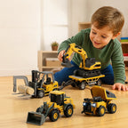 Kids RC Construction Vehicle Precise Remote USB-C Charging