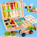 Kids Toy Tool Set 35-Piece With Portable Toolbox Case
