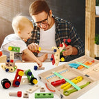 Kids Toy Tool Set 35-Piece With Portable Toolbox Case