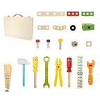 Kids Toy Tool Set 35-Piece With Portable Toolbox Case