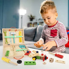 Kids Toy Tool Set 35-Piece With Portable Toolbox Case