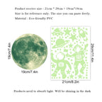 Kids Wall Stickers Glow-in-the-Dark Space Set Reusable & Residue-Free