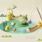 Kids Water Play Table Circulating Fountain Battery-Powered Pump