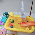 Kids Water Play Table Circulating Fountain Battery-Powered Pump