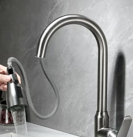 Kitchen Faucet Direct-Touch Control Pull-Out Spray Head Stainless Steel