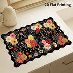 Kitchen Mat Cushioned Anti-Fatigue Checkered