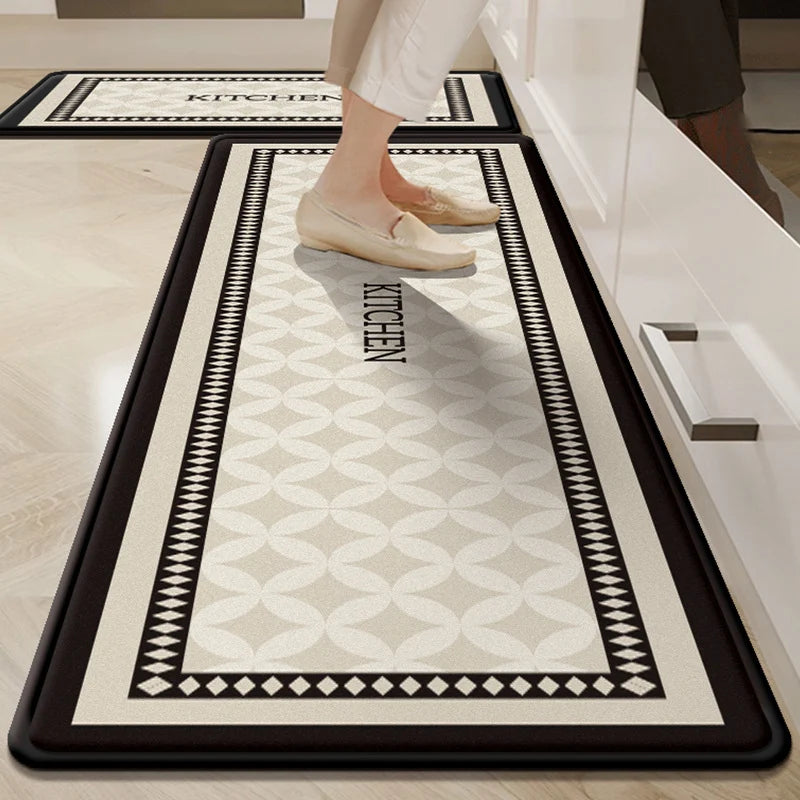 Kitchen Mat Cushioned Non-Slip Easy-Clean