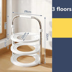Kitchen Organizer Rack Foldable Vertical or Hanging