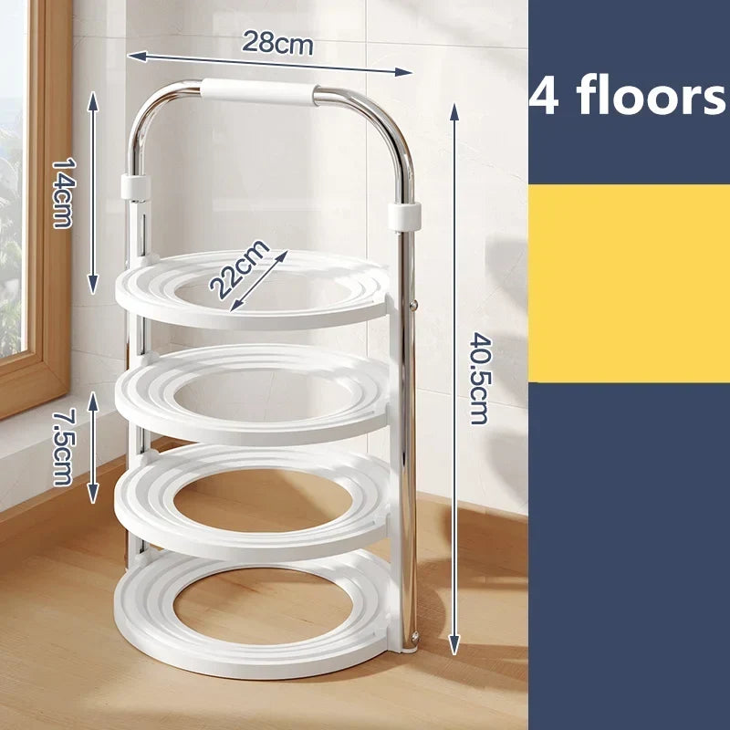 Kitchen Organizer Rack Foldable Vertical or Hanging