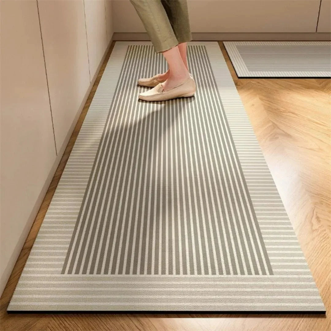 Kitchen Rug Cushioned Absorbent Quick-Drying Non-Slip Backing