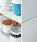 Kitchen Shelf Organizer Stackable Steel Space-Saving