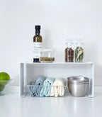 Kitchen Shelf Organizer Stackable Steel Space-Saving
