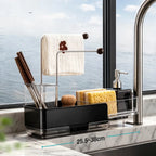 Kitchen Sink Rack Extendable 304 Stainless Steel Rust-Resistant