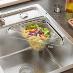 Kitchen Sink Rack Extendable 304 Stainless Steel Rust-Resistant