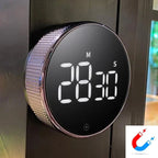 Kitchen Timer Magnetic Back Large LCD Countdown & Stopwatch