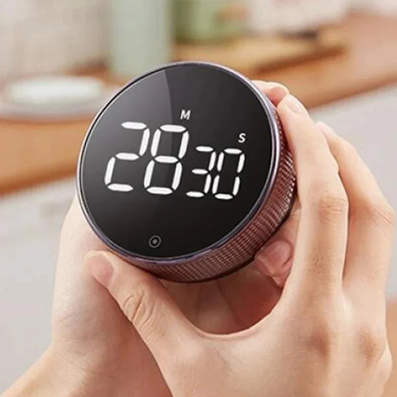 Kitchen Timer Magnetic Back Large LCD Countdown & Stopwatch