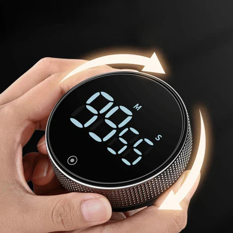 Kitchen Timer Magnetic Back Large LCD Countdown & Stopwatch
