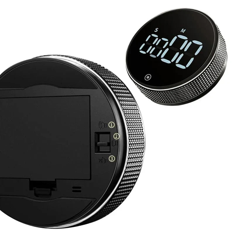 Kitchen Timer Magnetic Back Large LCD Countdown & Stopwatch