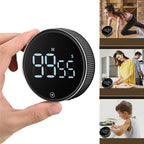 Kitchen Timer Magnetic Back Large LCD Countdown & Stopwatch
