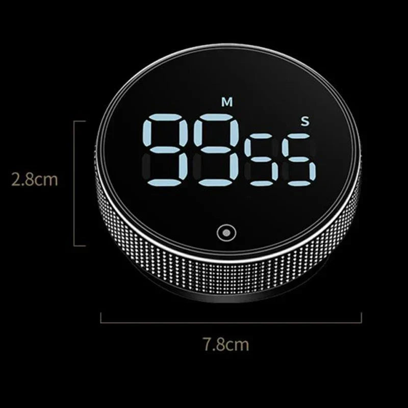 Kitchen Timer Magnetic Back Large LCD Countdown & Stopwatch
