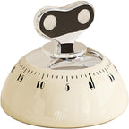 Kitchen Timer Mechanical Wind-Up Stainless Steel Magnetic Base