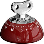 Kitchen Timer Mechanical Wind-Up Stainless Steel Magnetic Base