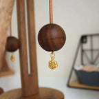 Kitchen Towel Holder Solid Wood Decorative Top